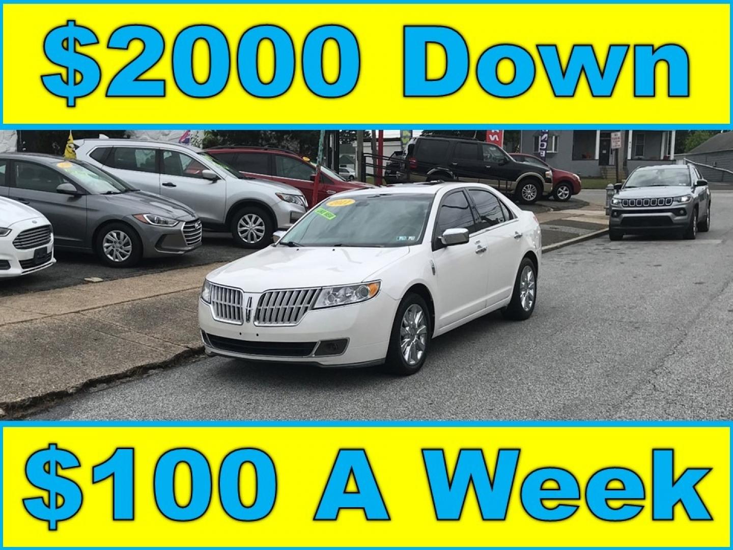 2011 White /Cream Lincoln MKZ (3LNHL2JC4BR) with an 3.5 V6 engine, Automatic transmission, located at 577 Chester Pike, Prospect Park, PA, 19076, (610) 237-1015, 39.886154, -75.302338 - 2011 Lincoln MKZ: Only 108k miles, navigation system, AWD, backup camera, sunroof, new PA inspection, runs LIKE NEW! This vehicle comes inspected and has been given a bumper to bumper safety check. It is very clean, reliable, and well maintained. We offer a unique pay plan that is known for being - Photo#0